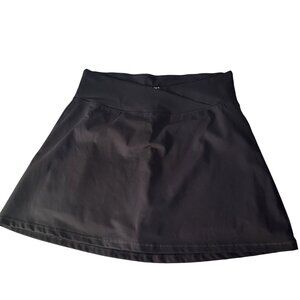 SOCIAL TOURIST Hollister Women's SZ LG Black Crossover Skort Athletic